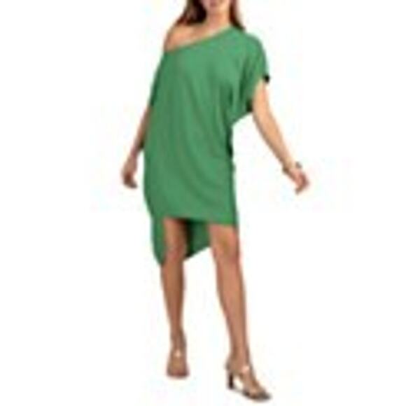 Trina Turk Radiant One Shoulder Asymmetrical Dress - XS - Picture 1 of 6